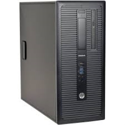 HP PC 800 G1 TOWER INTEL CORE I5-4590 8GB DDR3 256GB/240GB EMTEC SSD WIN10 COA Ricondizionato